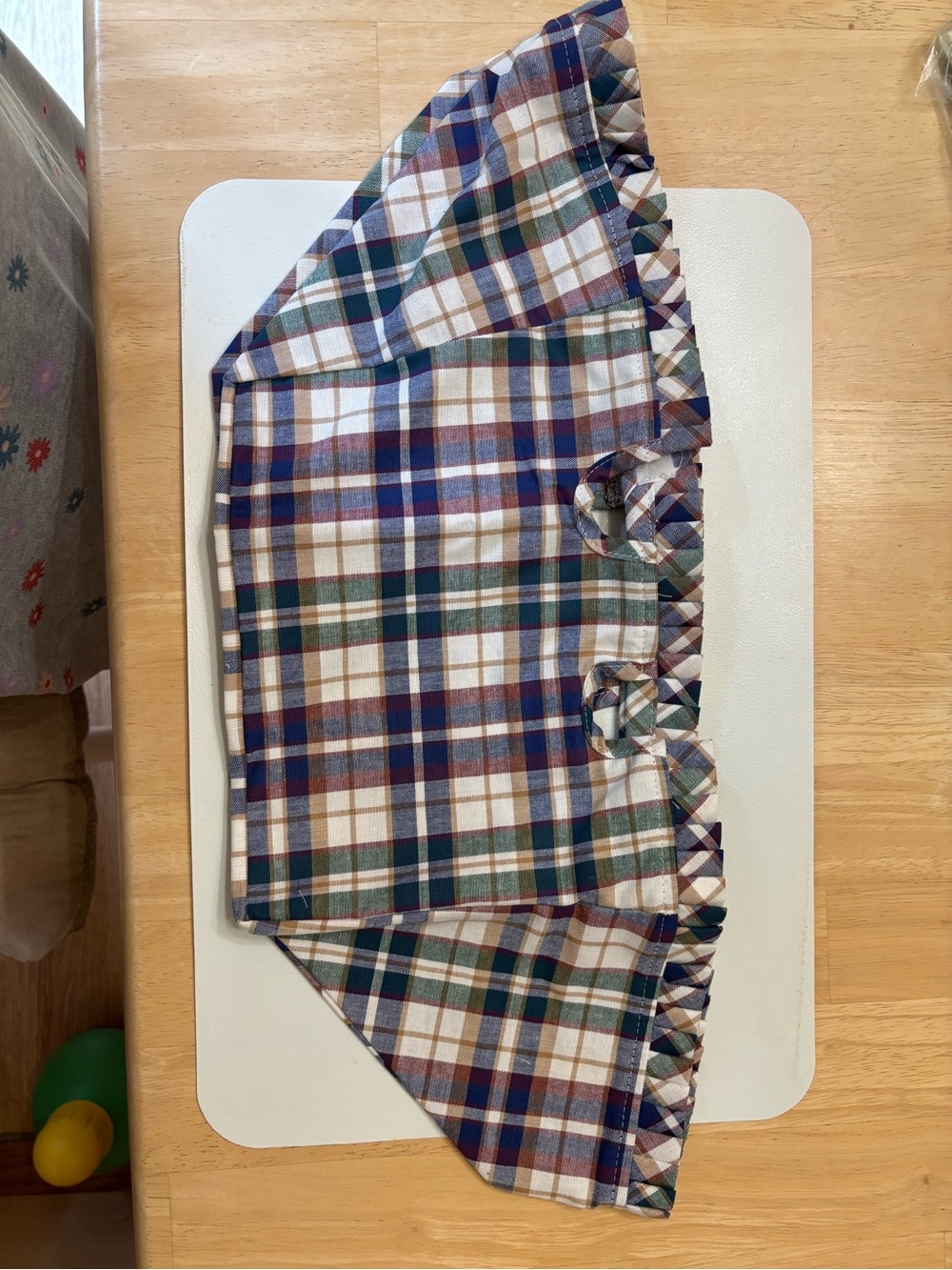 Longaberger Cake (2handles) woven traditions plaid.